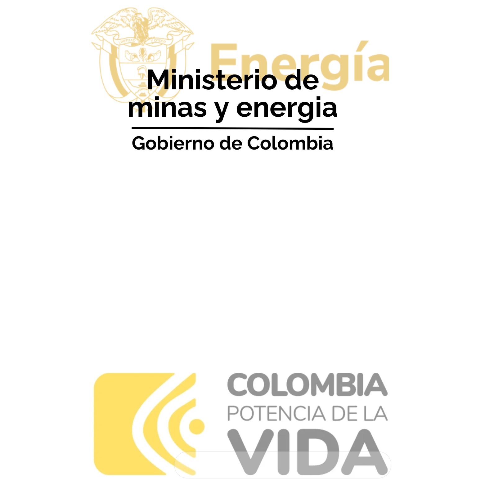 Ministerio de Minas de Colombia